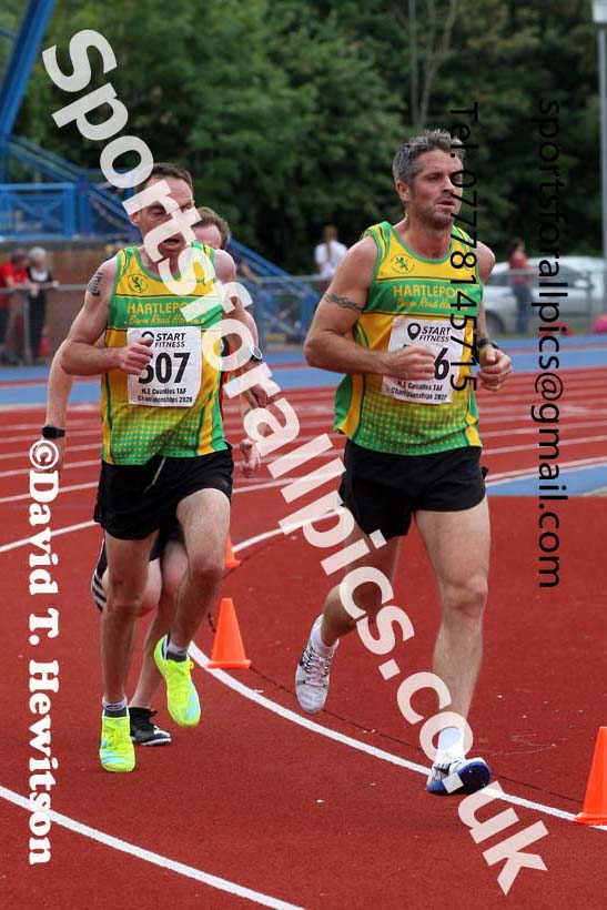 North Eastern 10000 metres, 2021 North Eastern Champs., Shildon. Photo: David T. Hewitson/Sports for All Pics